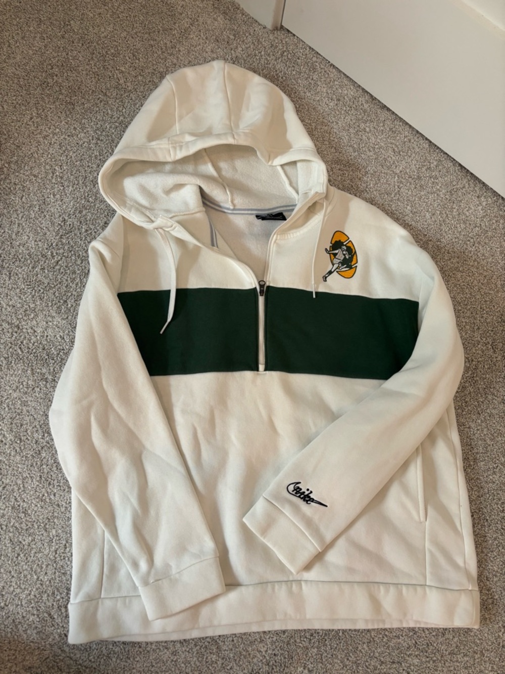 Vintage Green Bay Packers NFL Team Apparel Hoodie